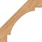 Ekena Millwork 3 1/2"W x 30"D x 30"H Merced Smooth Knee Brace, Western Red Cedar BRC04X30X30MRC00SWR - alternate 3